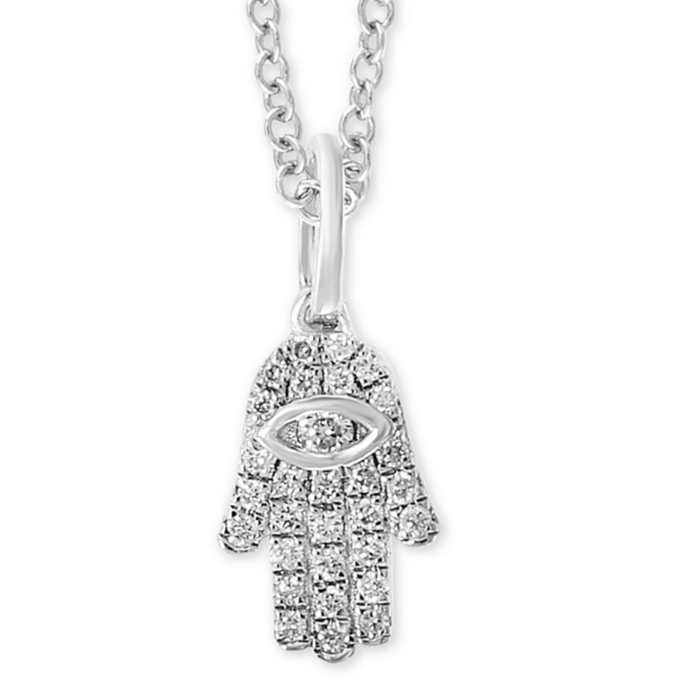 Hamsa Diamond Necklace